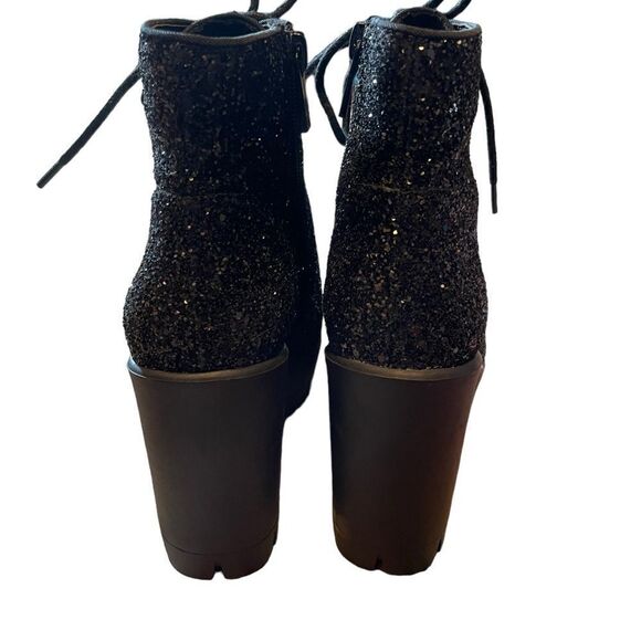 Jessica Simpson Mystah 2 Sparkle Ankle Boots Black 6.5 NEW - Picture 5 of 6
